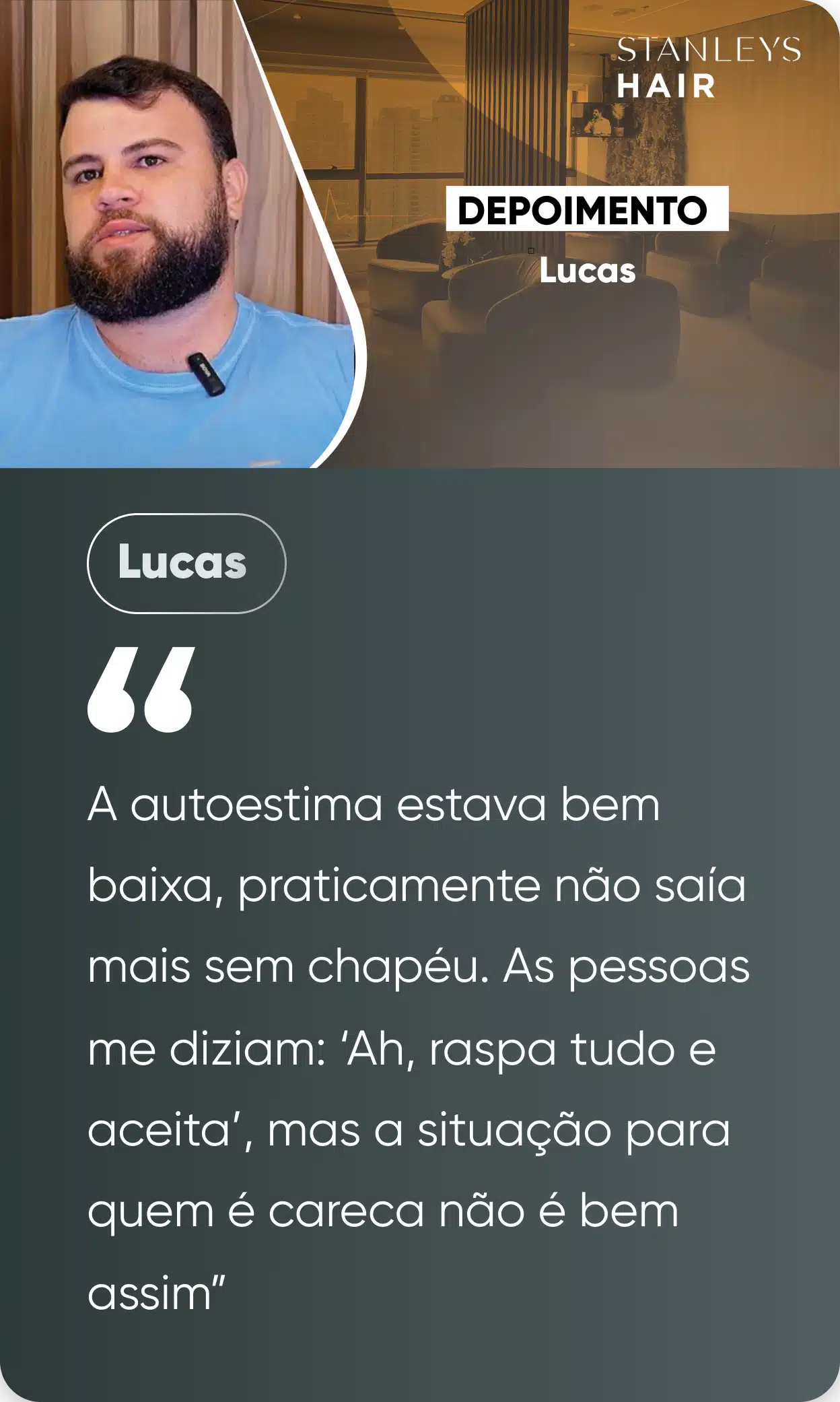 Depoimento de Lucas