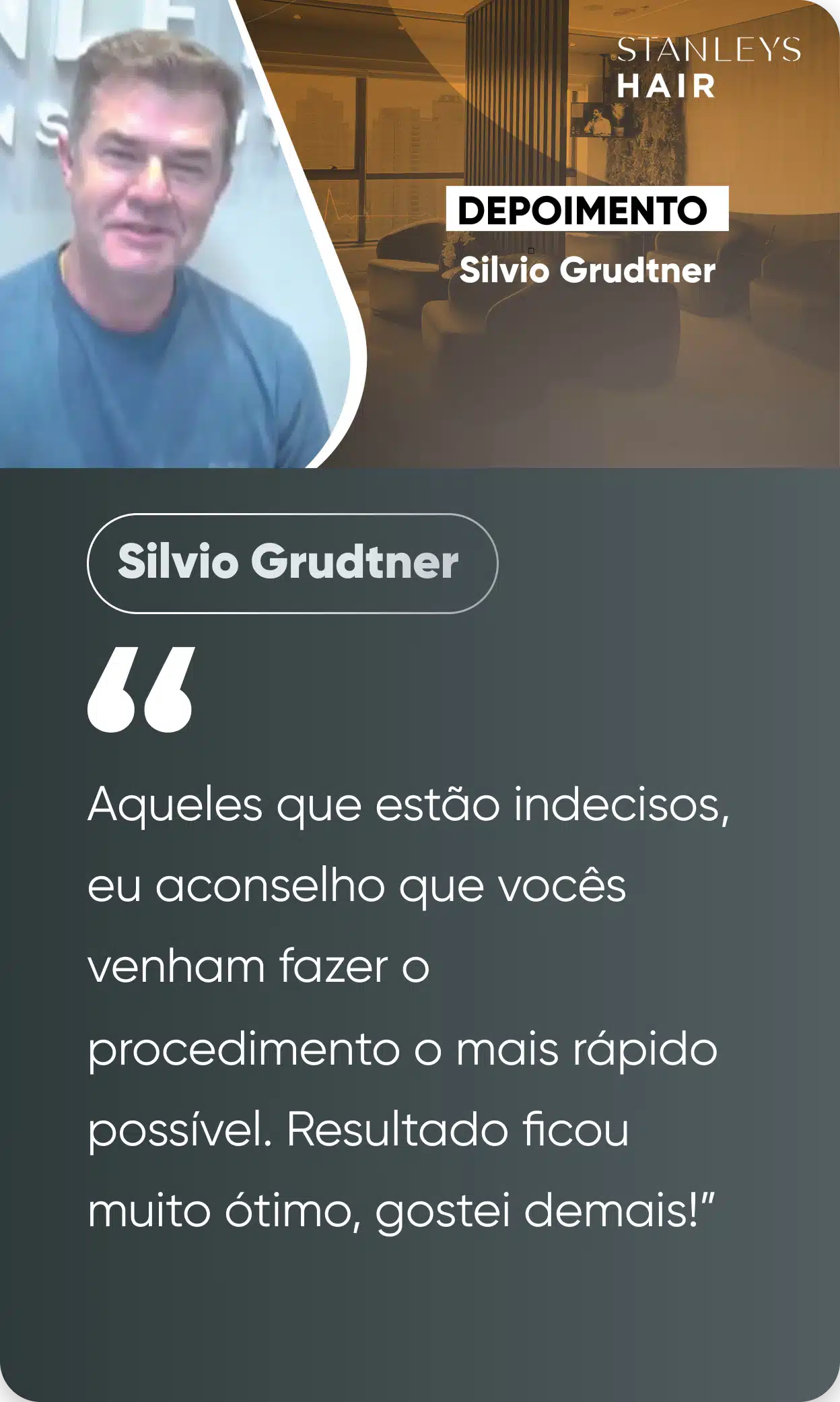Depoimento de Silvio Grudtner