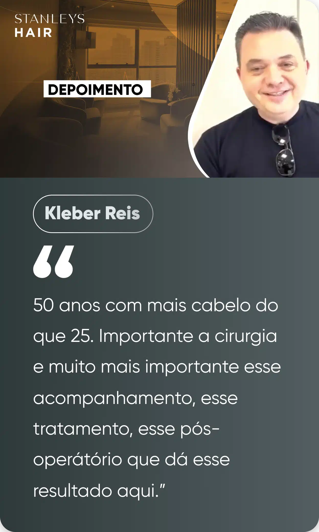Depoimento de Kleber Reis